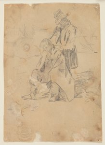 Katona ül egy dobozon alkotó: Winslow Homer