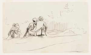 Két kenu szigorú kilátása alkotó: Winslow Homer