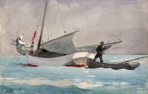 Vitorla tárolása alkotó: Winslow Homer