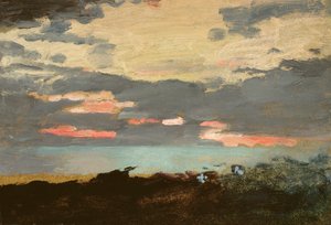 Naplemente, Saco Bay alkotó: Winslow Homer