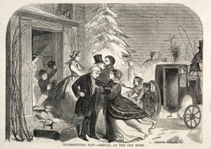 Hálaadás napja – Megérkezés a régi otthonba, 1858. alkotó: Winslow Homer
