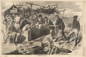 Hálaadás a táborban, Harpertől alkotó: Winslow Homer