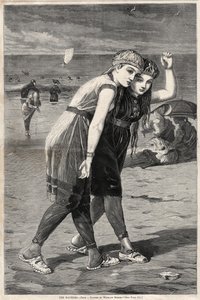 A fürdőzők, 1873. alkotó: Winslow Homer