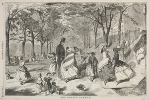 A Boston Common, 1858. alkotó: Winslow Homer