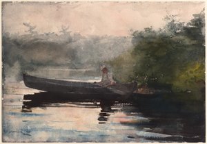 A nap vége, Adirondacks alkotó: Winslow Homer