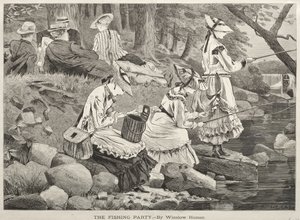A horgászcsapat alkotó: Winslow Homer