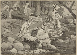 A horgásztársaság alkotó: Winslow Homer