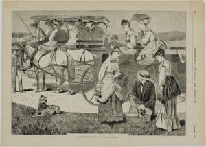 A piknik kirándulás alkotó: Winslow Homer