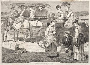 Piknik kirándulás, 1869. alkotó: Winslow Homer