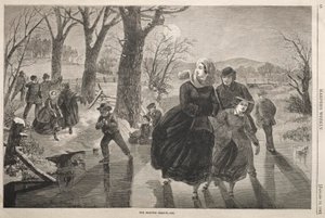 A korcsolyaszezon - 1862 alkotó: Winslow Homer
