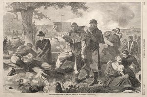 A sebész hátul egy eljegyzés alatt, 1862. alkotó: Winslow Homer