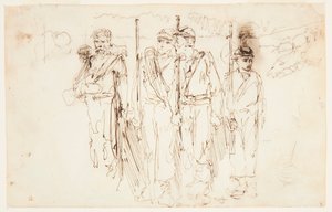 A sétáló sebesültek alkotó: Winslow Homer