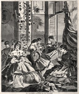 A háború – Határok készítése az önkénteseknek, 1861. alkotó: Winslow Homer