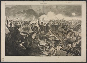 Az Unióért vívott háború, 1862 – Lovasroham alkotó: Winslow Homer