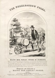 A „Wheelbarrow Polka” – kotta borítója alkotó: Winslow Homer