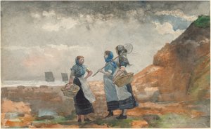 Three Fisher Girls, Tynemouth alkotó: Winslow Homer