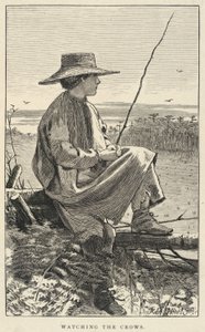 A varjakat figyelve, a Fiataljainkból, 1868. június alkotó: Winslow Homer