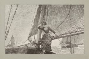 Vitorlázó lány alkotó: Winslow Homer