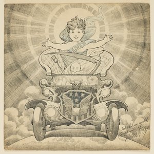 Tanulmány a "Üdvözöljük az 1917-es évben" rajzfilmhez alkotó: Winsor McCay