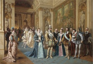 Henrik IV és Marie de Medici alkotó: Wladyslaw Bakalowicz