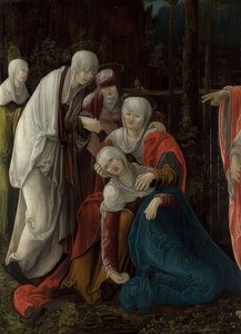 Krisztus elválása Máriától (töredék). 1520 körül