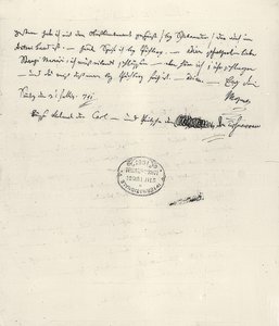 Wolfgang Amadeus Mozart (1756-1791) osztrák zeneszerző. Kézzel írt levél feleségének, Constanzének. 1791. július 31 alkotó: Wolfgang Amadeus Mozart