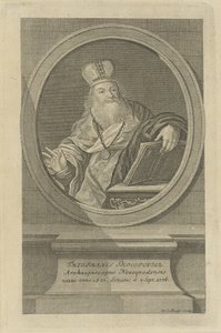 Theofan Prokopovich költő portréja 1681-1736, kb. 1760. alkotó: Wolfgang Christoph Mayr