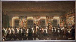 Éjszakai bankett (olaj, réz)