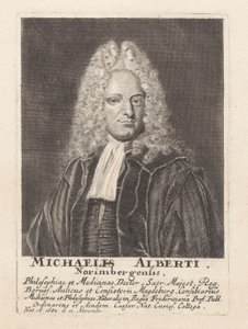 Michael Alberti portréja alkotó: Wolfgang Philipp Kilian