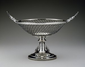 Gyümölcsállvány, c. 1860-1875 (ezüst)