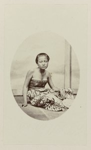 Ülő lány alkotó: Woodbury and Page