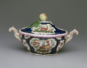 Tureen, 1780 körül alkotó: Worcester Porcelain Manufactory