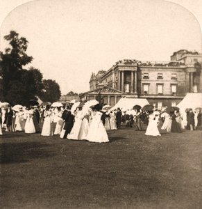 Kerti parti, Buckingham-palota, London, Anglia, 1900.