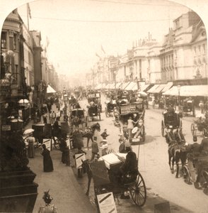 Regent Street, London, 1896. alkotó: Works and Sun Sculpture Studios