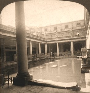 Római fürdő, Bath, Anglia, 1900.