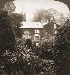 Rydal Mount, William Wordsworth otthona, Lake District, Anglia, 1903. alkotó: Works and Sun Sculpture Studios