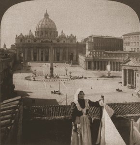 Szent Péter és a Vatikán, 1905. alkotó: Works and Sun Sculpture Studios