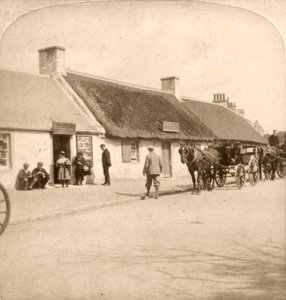 Robert Burns szülőhelye, Ayr, Skócia, 1896. alkotó: Works and Sun Sculpture Studios
