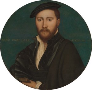 Egy férfi portréja alkotó: Workshop of Hans Holbein