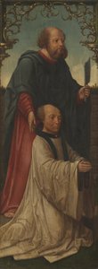 Szent Mátyás () és egy adományozó (recto); Szent András (verso) alkotó: Workshop of Jacob Cornelisz. van Oostsanen