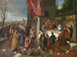 A tél allegóriája alkotó: Workshop of Jan Brueghel the Elder