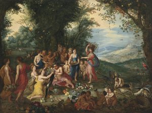 Az ősz allegóriája. alkotó: Workshop of Jan Brueghel the Elder