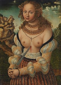 Német: Selbstmord der Lucretia Suicide of Lucretia (Lucretia öngyilkossága) alkotó: workshop of Lucas Cranach the Elder