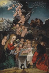 Születés alkotó: workshop of Lucas Cranach the Elder