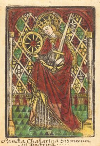 Szent Katalin alkotó: Workshop of Master of the Protective Saints of Cologne