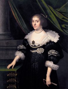 Amália solmsi hercegnő, Orániai Frigyes Henrik felesége alkotó: Workshop of Michiel van Mierevelt