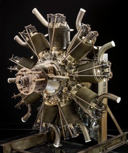 Lawrance J-1, Radial 9 motor, kb. 1922. alkotó: Wright Aeronautical
