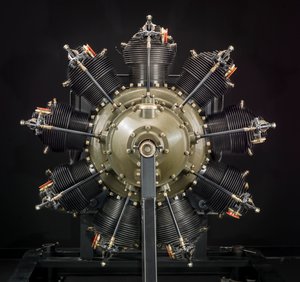 Wright Cyclone P-1, Radial 9 motor, kb. 1925. alkotó: Wright Aeronautical