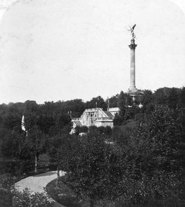A béke angyala emlékmű, München, Németország, 1900 körül