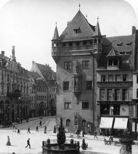 Nassauer Haus, Nürnberg, Bajorország, Németország, 1900 körül